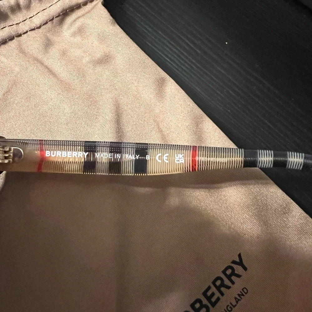 Burberry Tortoiseshell Square Sunglasses with Brown Lenses